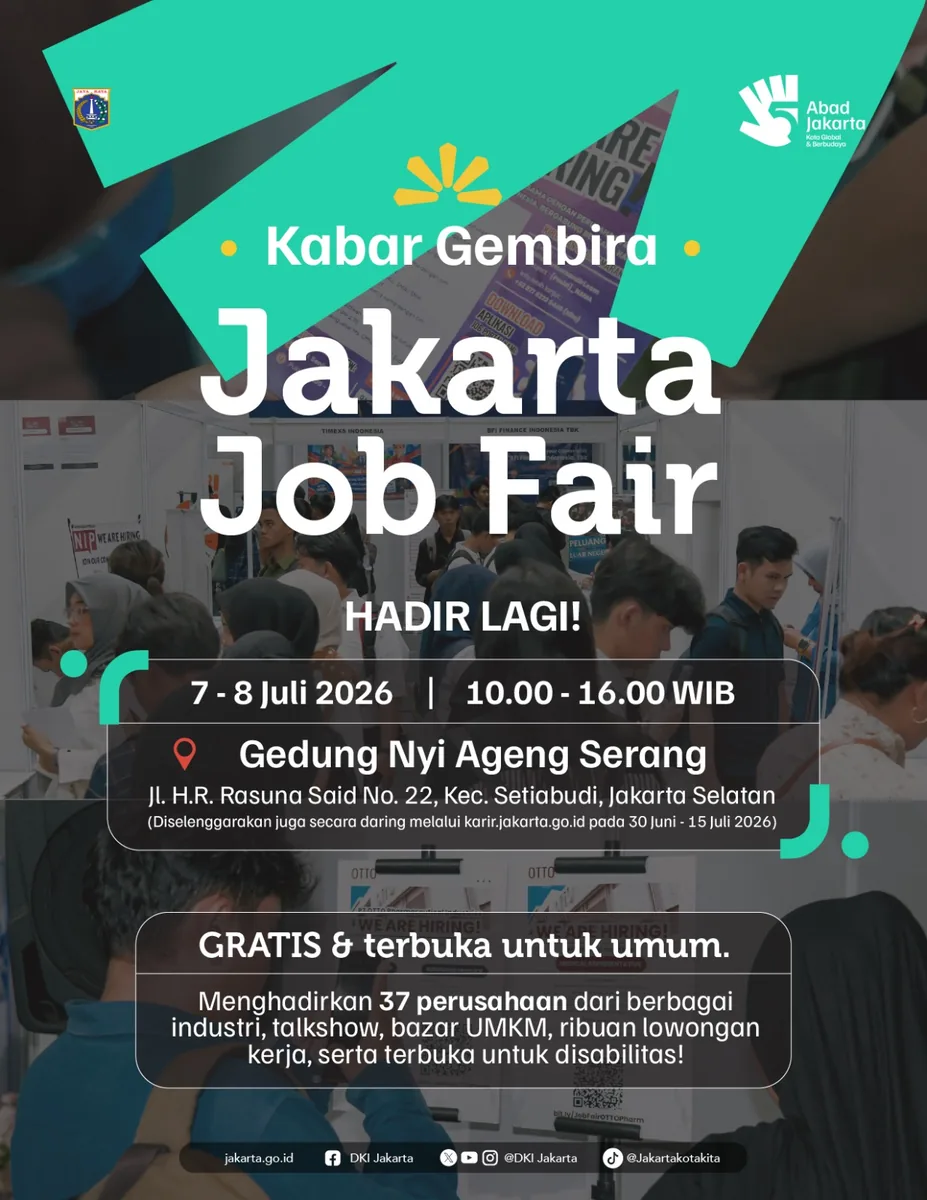 Job Fair Kabupaten Magelang 2026 (Suku Dinas TKTE Wilayah Kabupaten Magelang Barat) : 7-8 Juli 2026